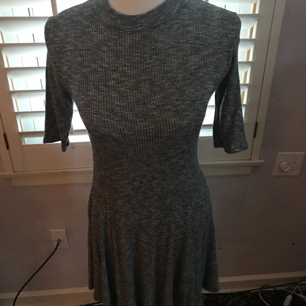 Grey ribbed heather dress. Forever 21. XL
